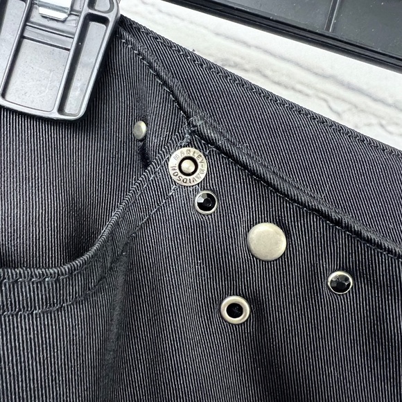 🏍 |•HARLEY-DAVIDSON•| Vintage Black Jeans/Pants Boot Cut - Picture 9 of 15